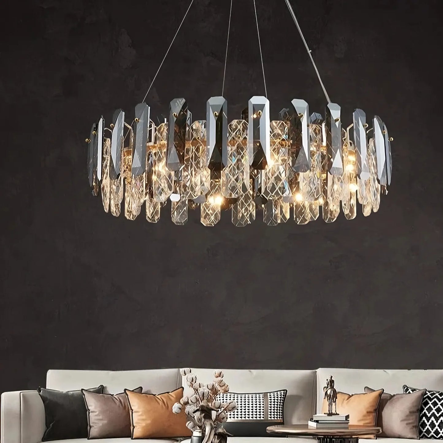 Lazzo Crystal Modern Chandelier