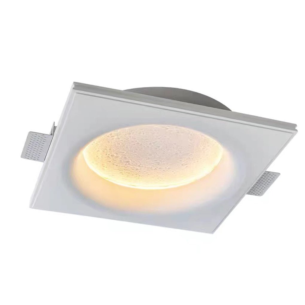 Moon-like Plaster LED Embedded Wall Light Anti-glare for Background Wall