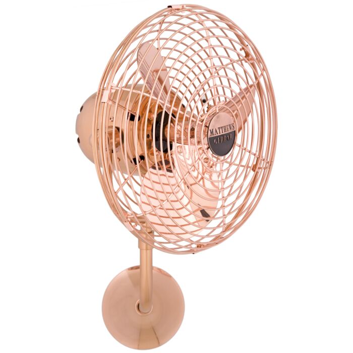 Michelle Parede 19 13" Wall Fan in Polished Copper