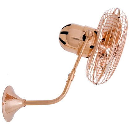 Michelle Parede 19 13" Wall Fan in Polished Copper