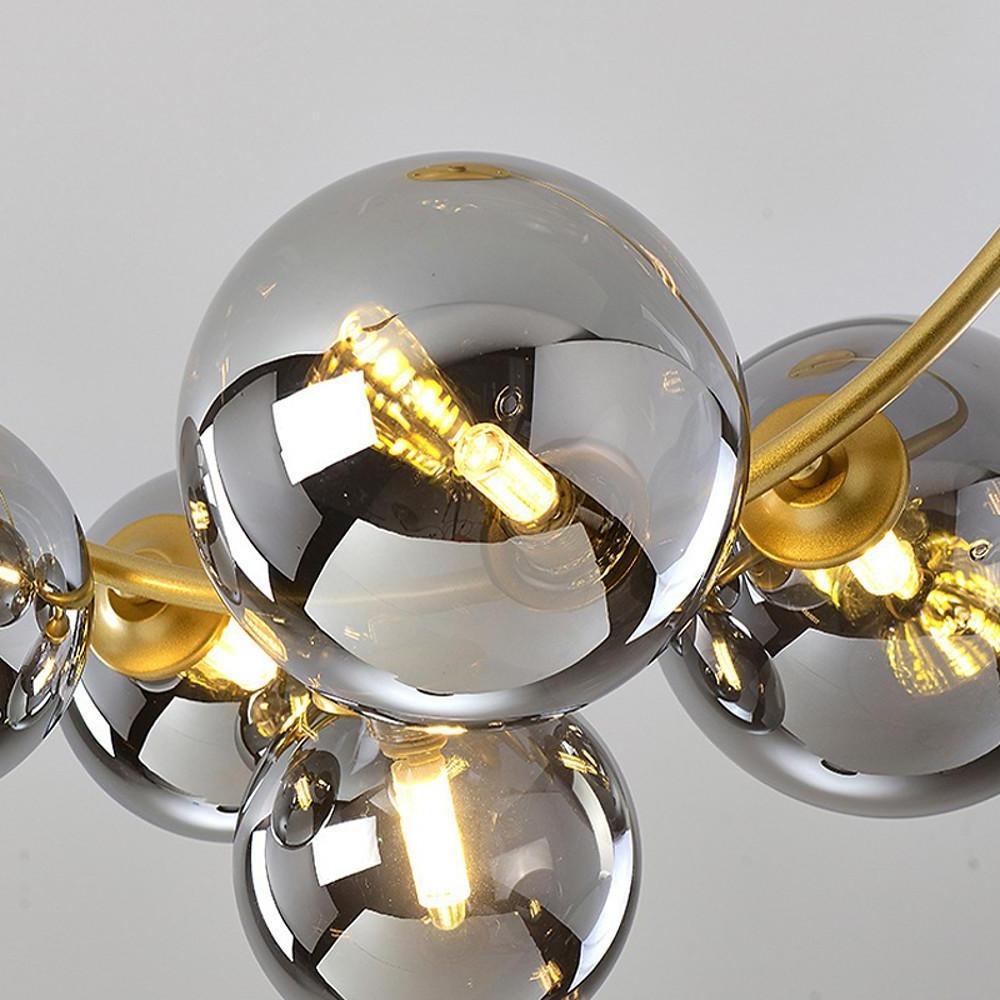 5-Light Cluster Globe Chandelier Dining Room Chandelier