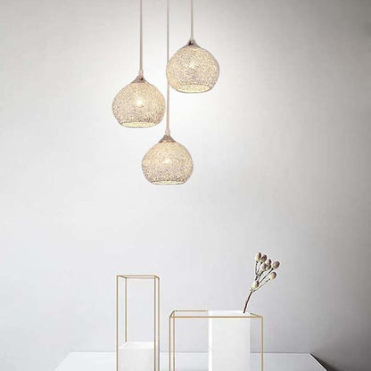 Semi-Transparent Cluster Metal Bar Pendant Light with Sternly Durable Adjustable