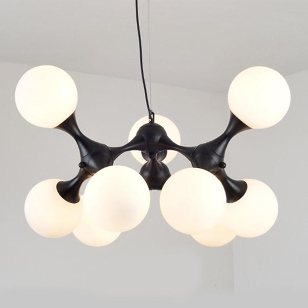 Modern Globe Sputnik Chandelier Bubble Chandelier 9 Bulbs