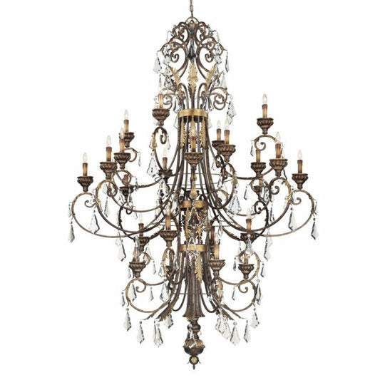 European 24-Light Chandelier