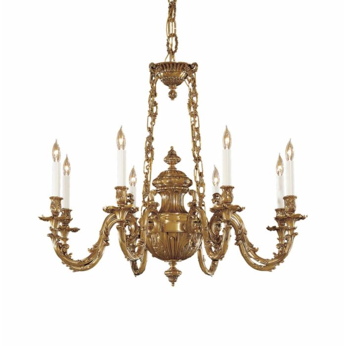 European 8-Light Chandelier