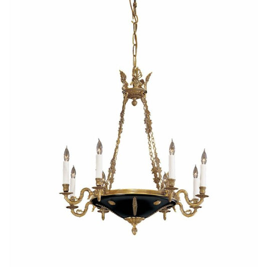 European 8-Light Chandelier