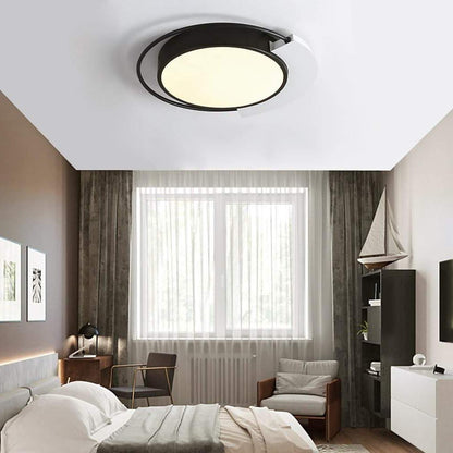 Modern Circular Flush Mount Ceiling Light Light 1 Light