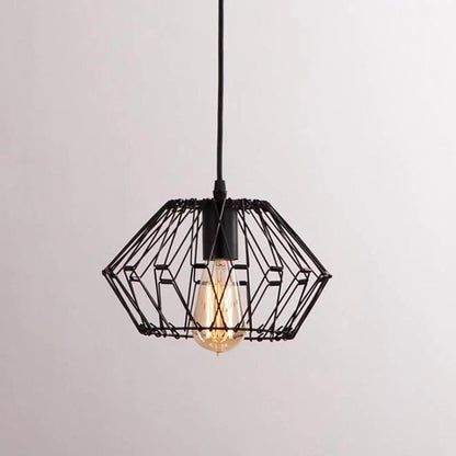 Wire Lantern Island Kitchen Pendant Lighting Country Metal Pendant Lighting