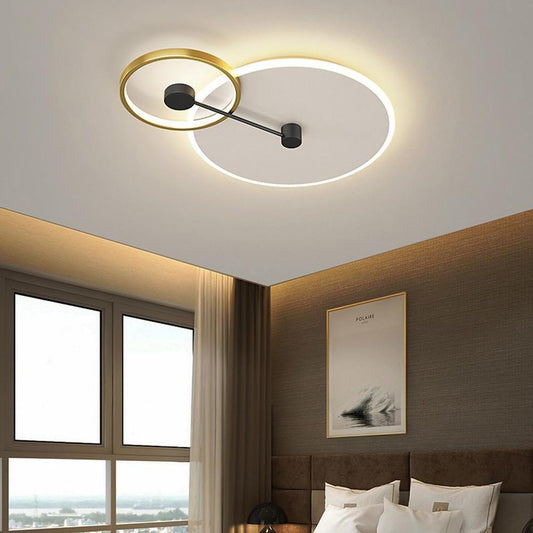 Geometrical Circles Dimmable LED Modern Flush Mount Ceiling Lights Pendant