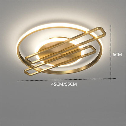 Circular Linear LED Flush Mount Ceiling Light LED Light