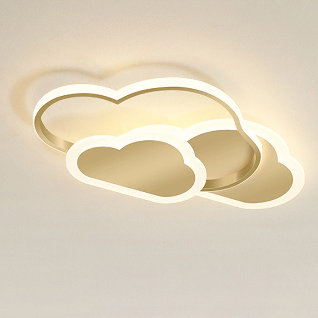 Nordic Creative Arc Design Cloud Shape Energy-saving LED Ceiling Lamps