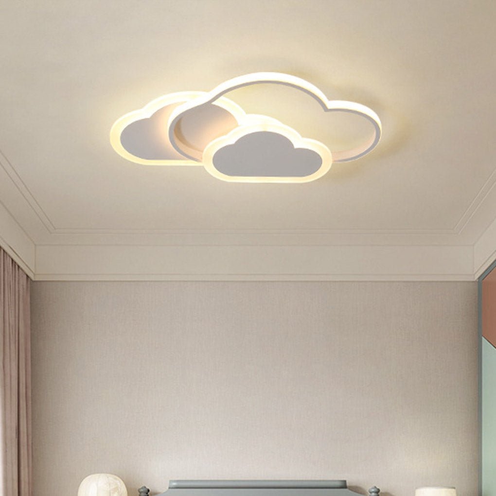 Nordic Creative Arc Design Cloud Shape Energy-saving LED Ceiling Lamps