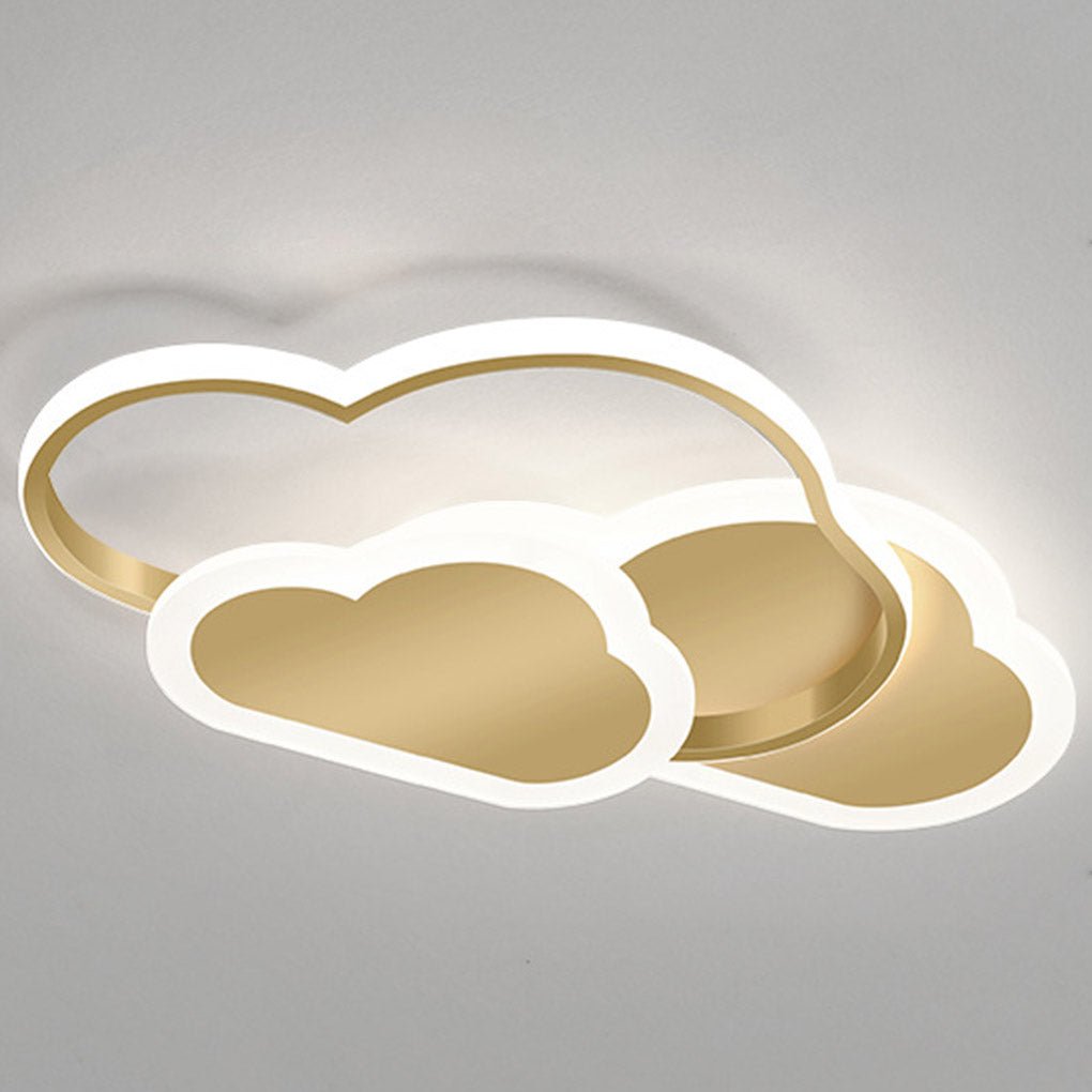 Nordic Creative Arc Design Cloud Shape Energy-saving LED Ceiling Lamps