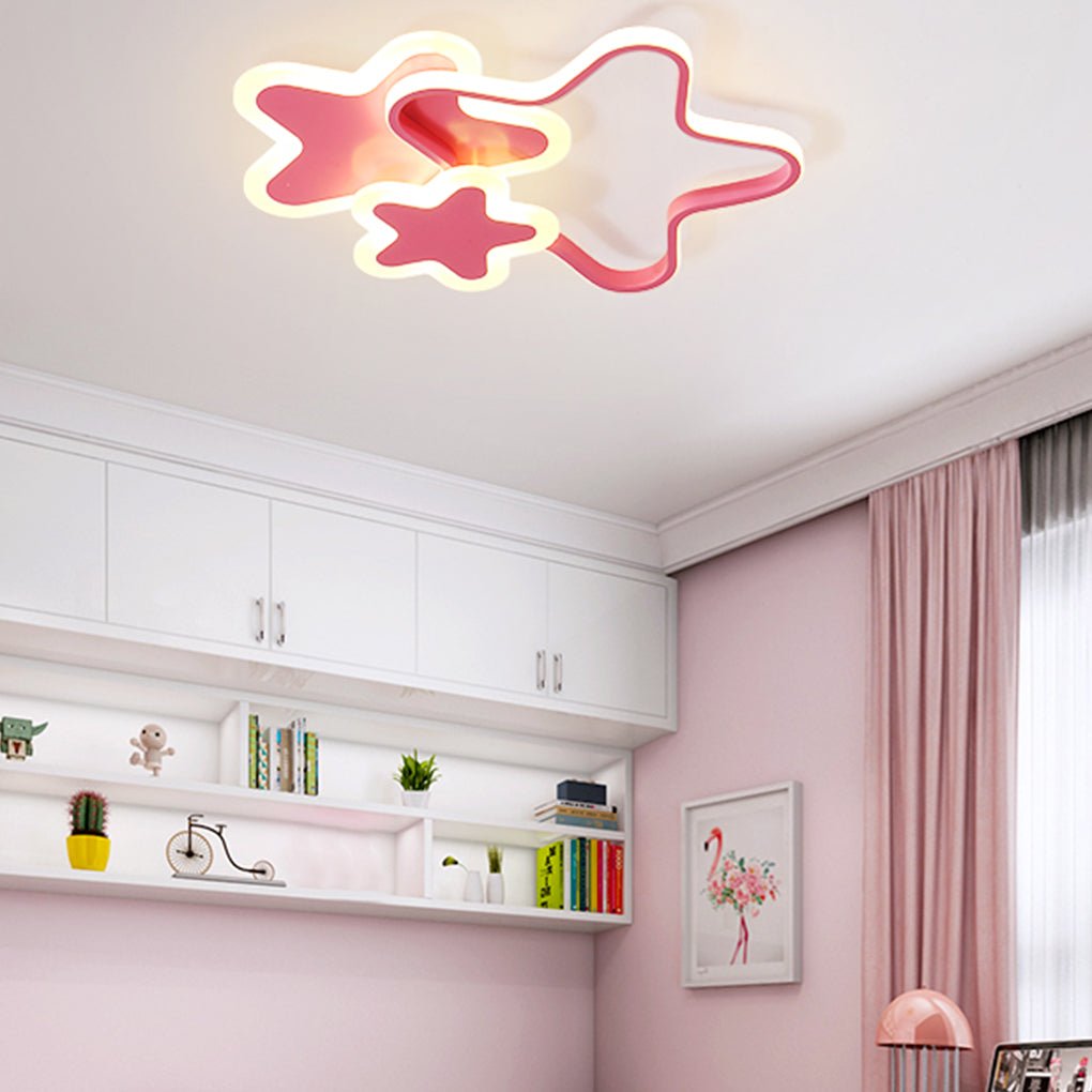 Nordic Creative Cartoon Ceiling Lamp for Bedroom Children's Room