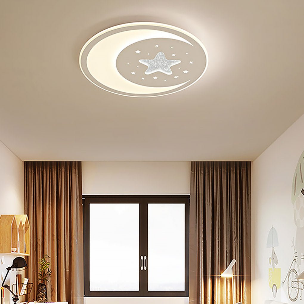 Nordic Creative LED Ultra Thin 3-color Adjustable Ceiling Light with Remote Control