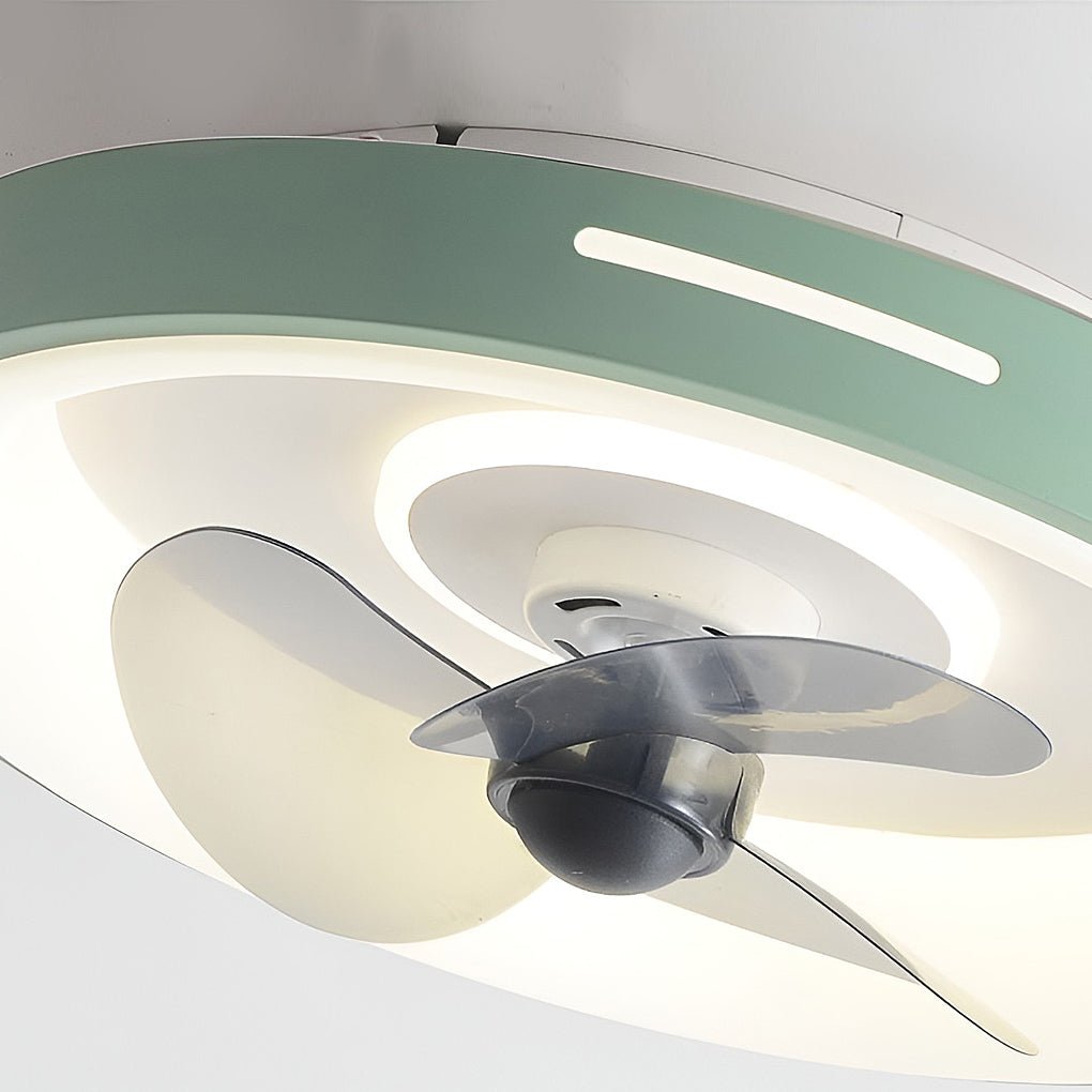 Nordic Inverter Ceiling Fan Light Ultra-thin Silent Ceiling Fan Lamp Intelligent