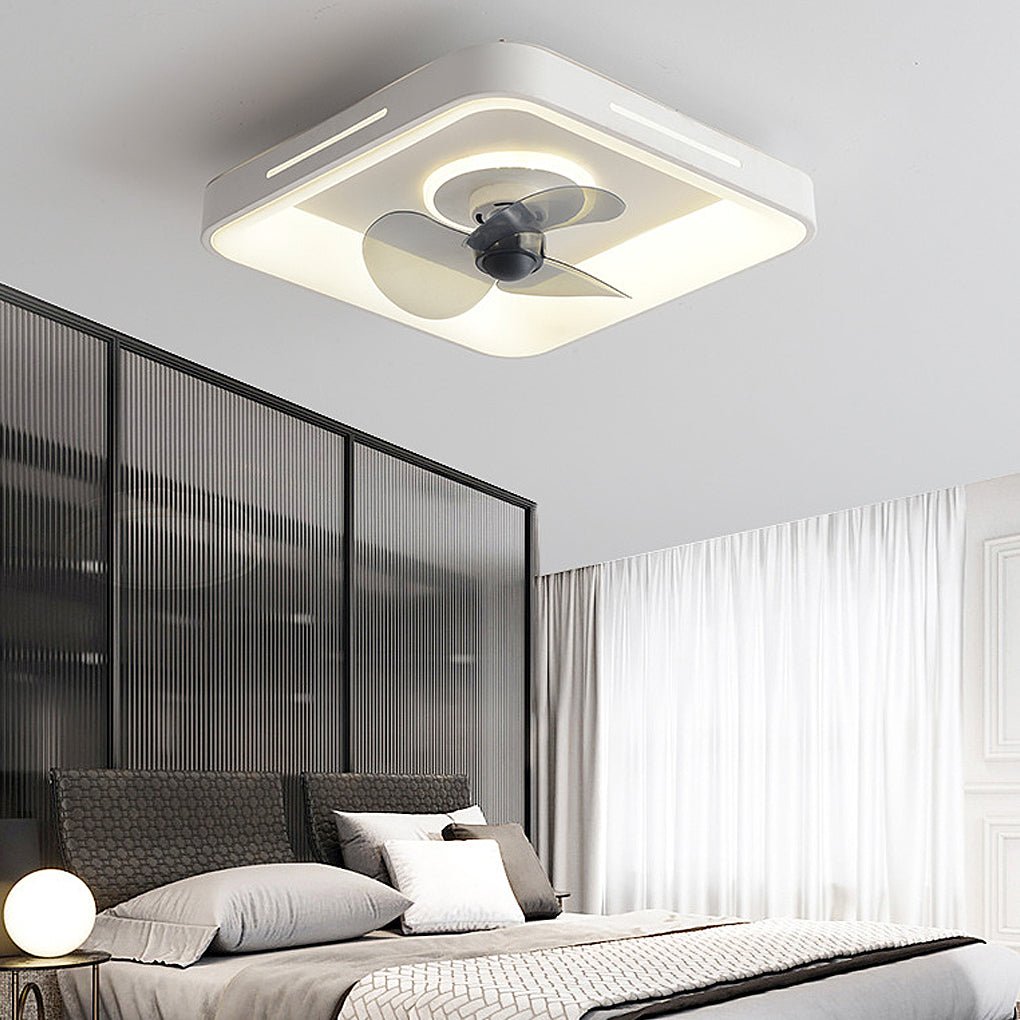 Nordic Inverter Ceiling Fan Light Ultra-thin Silent Ceiling Fan Lamp Intelligent