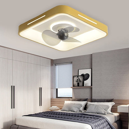 Nordic Inverter Ceiling Fan Light Ultra-thin Silent Ceiling Fan Lamp Intelligent