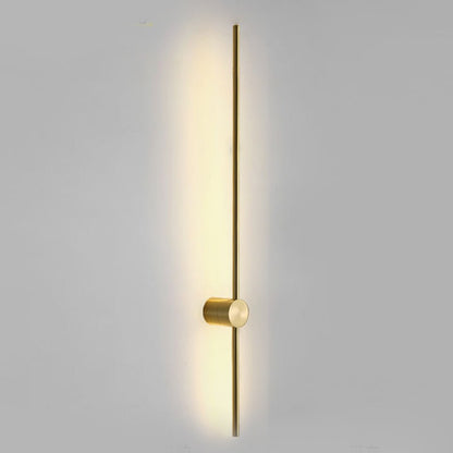 Nordic Linear Ultra-thin Long Strip LED Wall Lamp for Bedside Background Wall