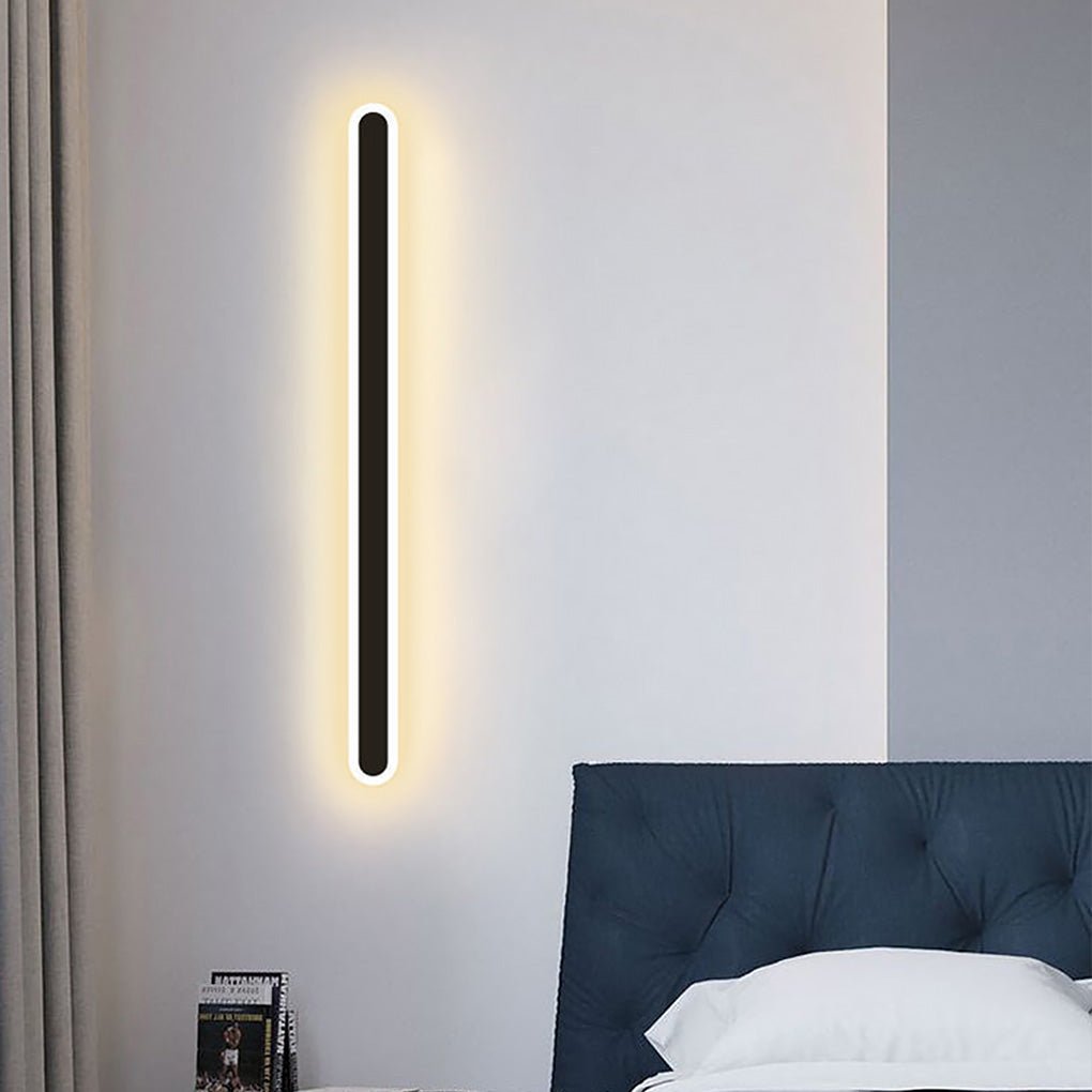 Nordic Minimalist Strip LED Aisle Bedside Living Room Background Wall Sconces