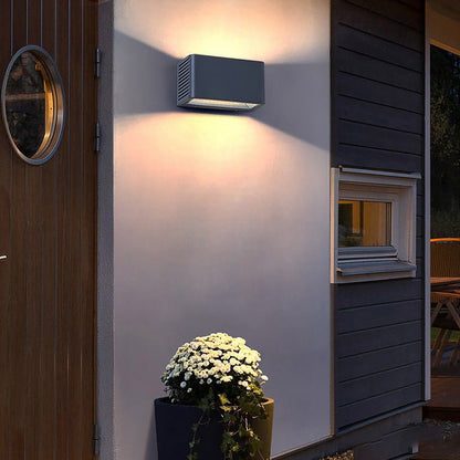 Rectangle LED Waterproof Nordic Up and Down Lights Outdoor Wall Lights Sconces