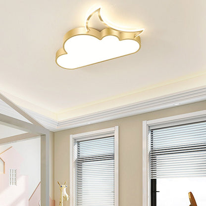 Nordic Modern Cartoon Cloud LED Flush Mount Ceiling Light Creative Kids Room and Bedroom Lighting