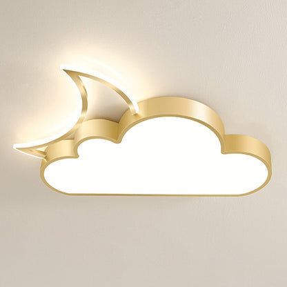 Nordic Modern Cartoon Cloud LED Flush Mount Ceiling Light Creative Kids Room and Bedroom Lighting