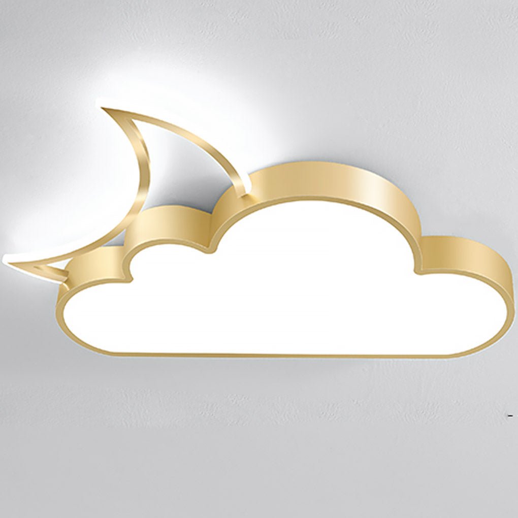 Nordic Modern Cartoon Cloud LED Flush Mount Ceiling Light Creative Kids Room and Bedroom Lighting