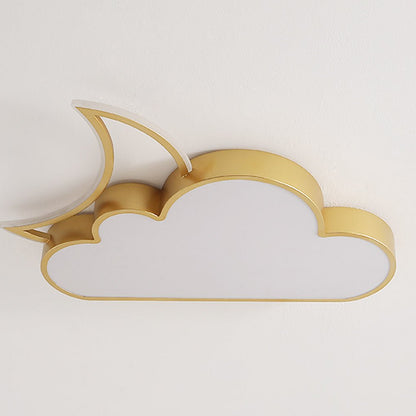 Nordic Modern Cartoon Cloud LED Flush Mount Ceiling Light Creative Kids Room and Bedroom Lighting