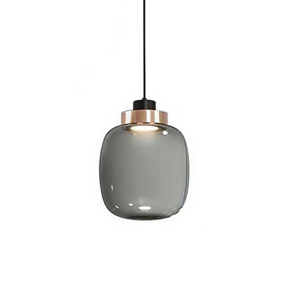 Nordic Postmodern Minimalist Warm Light LED Glass Pendent Lighting for Bedside Dinning Table