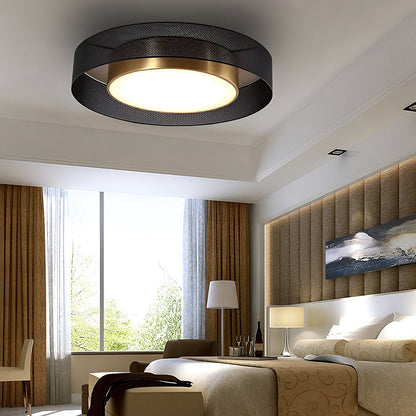 Nordic Round Dimmable LED Ceiling Lights Flush Mount Lighting with Remote Control