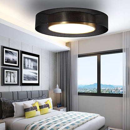 Nordic Round Dimmable LED Ceiling Lights Flush Mount Lighting with Remote Control