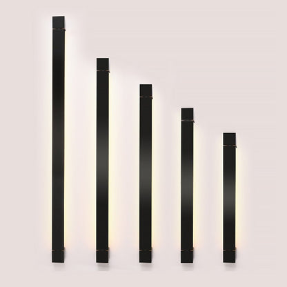 Nordic Ultra-thin Long Strip LED Bedside Background Wall Rotatable Wall Lamp