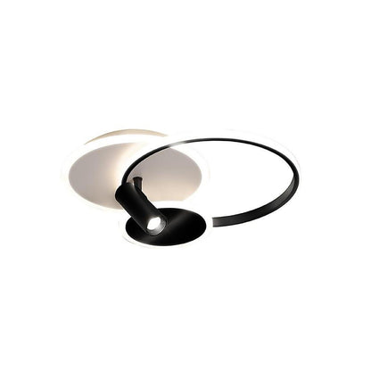 Circles Spotlights Modern LED Flush Mount Ceiling Light for Bedroom