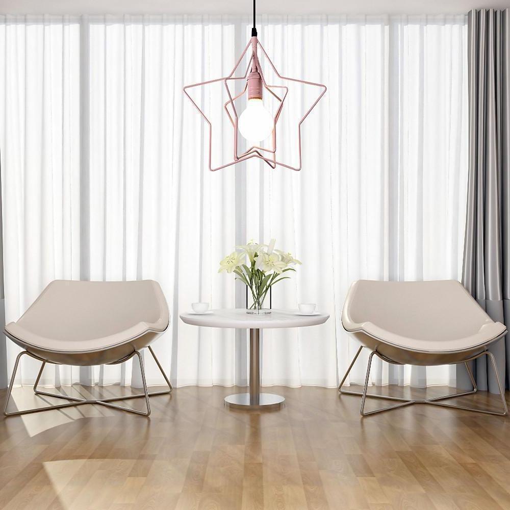 Multiple Star Shaped LED Modern Pendant Light Hanging Lamp Island Lights