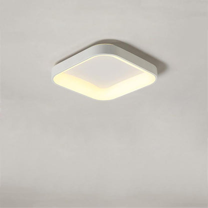 Square Shaped Modern LED Flush Mount Ceiling Light for Bedroom