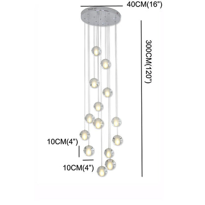 Modern Adjustable Chandelier Light Ceiling Light 14 Bulbs