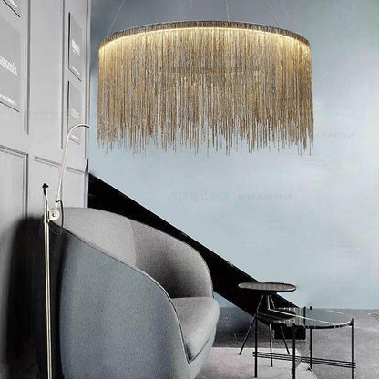 LED Modern Drum Chandelier for Living Room