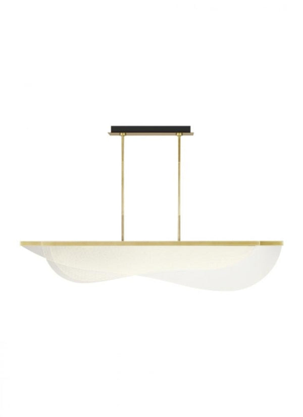 Linear Suspension, 3-Light, LED, Plated Brass, 60"L (700LSNYR60BR-LED935 70PKF6E)