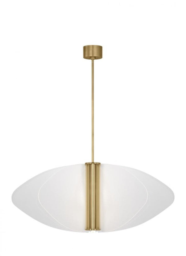 Pendant, 1-Light, LED, Plated Brass, 52.1"W (SLPD28530BR 70PKK5L)