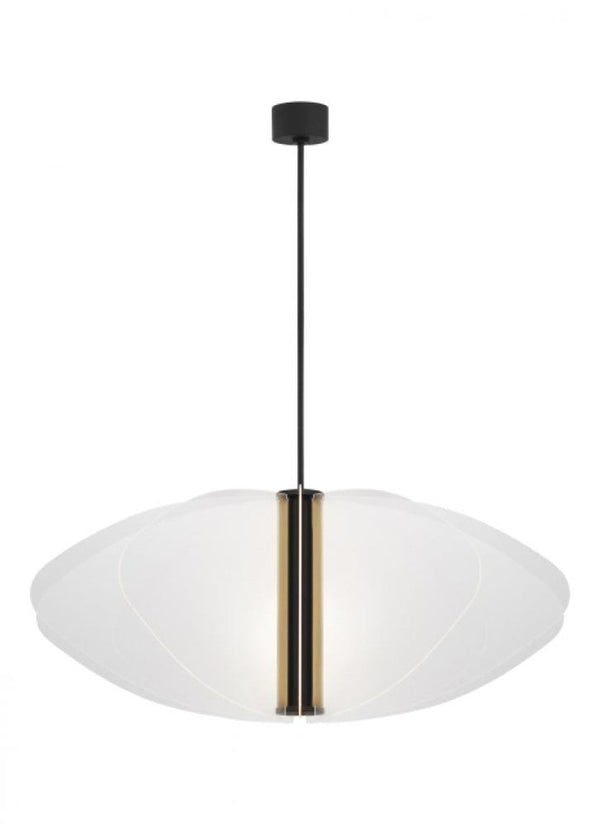 Pendant, 1-Light, LED, Nightshade Black, 52.1"W (SLPD28530B 70PKK5K)