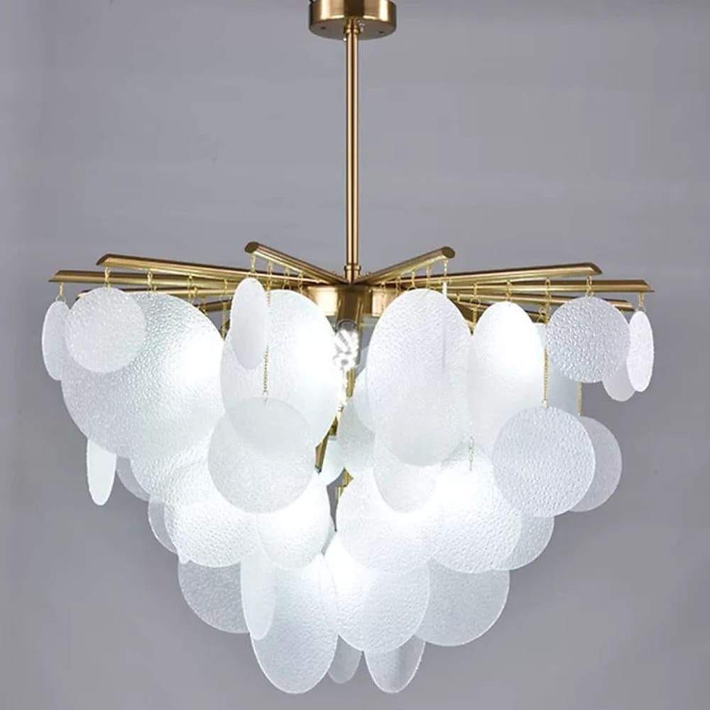 Candyfloss Modern LED Chandelier Light for Living Room with 6 Bulbs