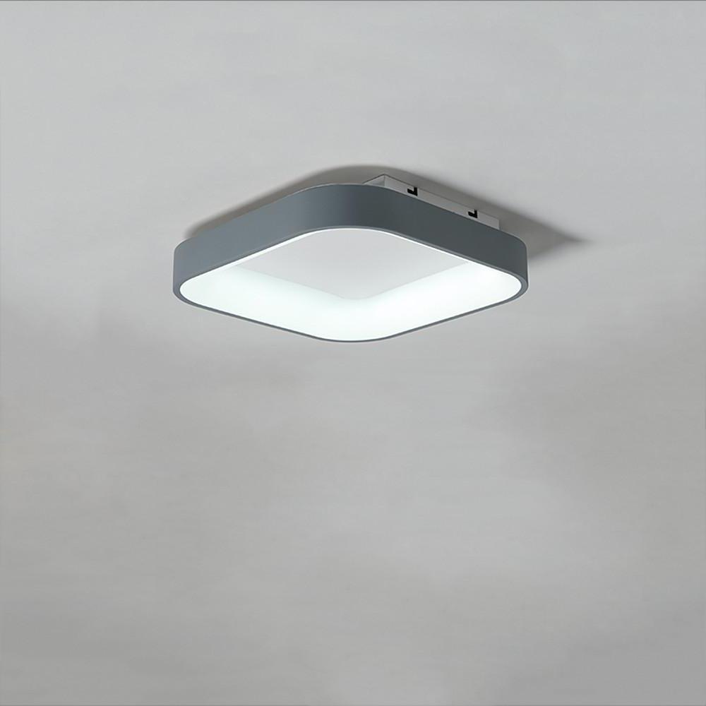 Square Shaped Modern LED Flush Mount Ceiling Light for Bedroom