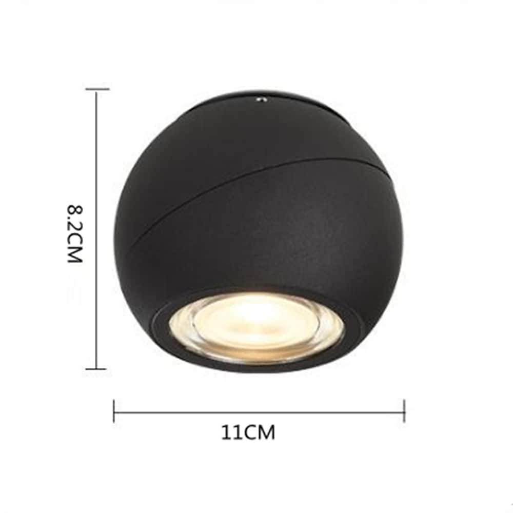 Minimalist Globe Design LED Modern Spotlight Ceiling Lights Flush Mount Lighting