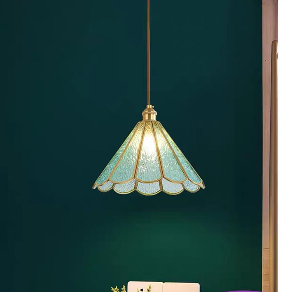 Flower Shaped Glass LED Modern Pendant Lighting Hanging Lamp Island Lights