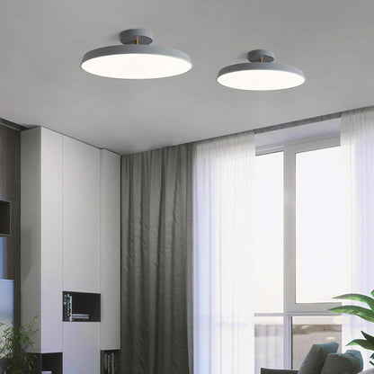 Adjustable Circular LED Nordic Ceiling Lights Flush Mount Lighting