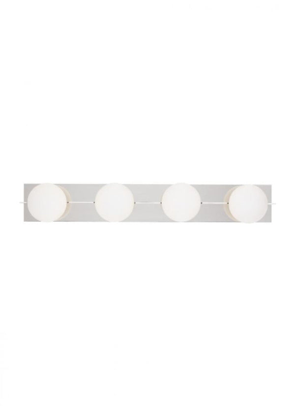 Bath Vanity, 4-Light, LED, Polished Nickel, 32.4"L (SLBA123N-L 70PKH4Q)