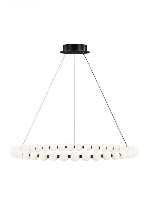 Chandelier, Integrated LED, Brass, 42.4"W (700OBT42NB-LED927 70PDJR9)