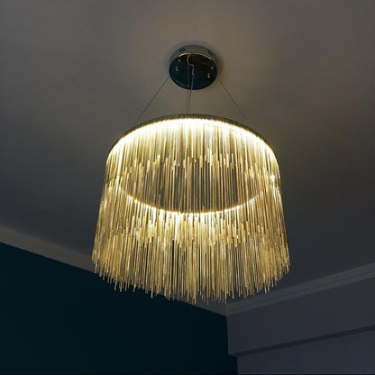 LED Modern Drum Chandelier for Living Room