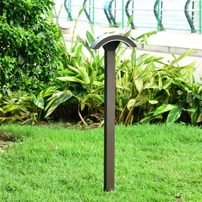 Outdoor Motion Sensor Waterproof LED Fan-shaped Lawn Lamp for Landscape Decorative Lighting